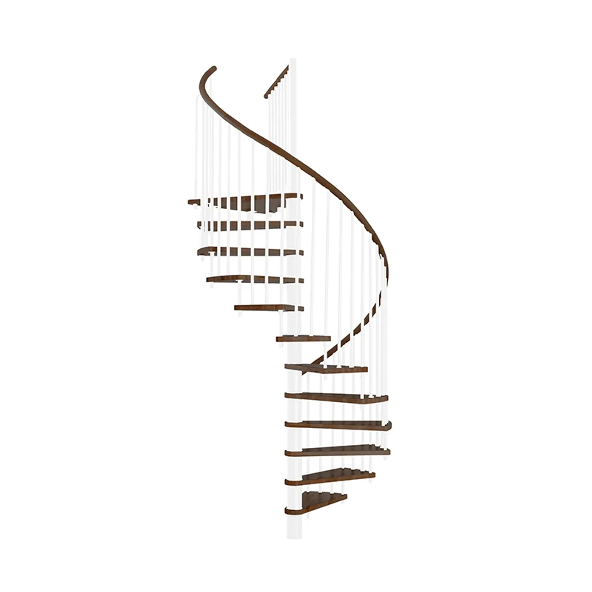 Minka Spiraltrappa Spiral Wood vit
